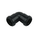40Mm Waste Knuckle Bend 90° Black (B1.5Bl)