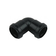 40Mm Waste Knuckle Bend 90° Black (B1.5Bl)