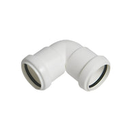 Waste 40mm Bend 90Deg White