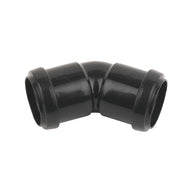 32Mm Waste Bend 45° Black (Bsp1.25Bl)