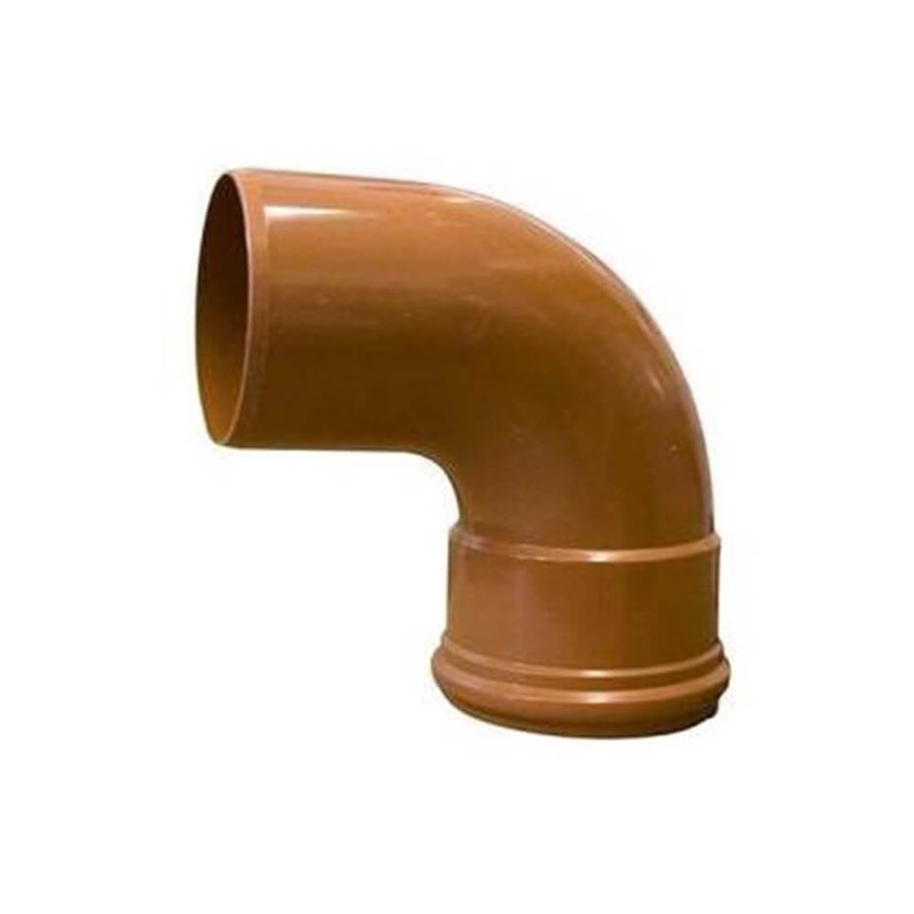 Underground Drainage 110mm Single Socket Bend 87.5°  (EDUBSS87.5)