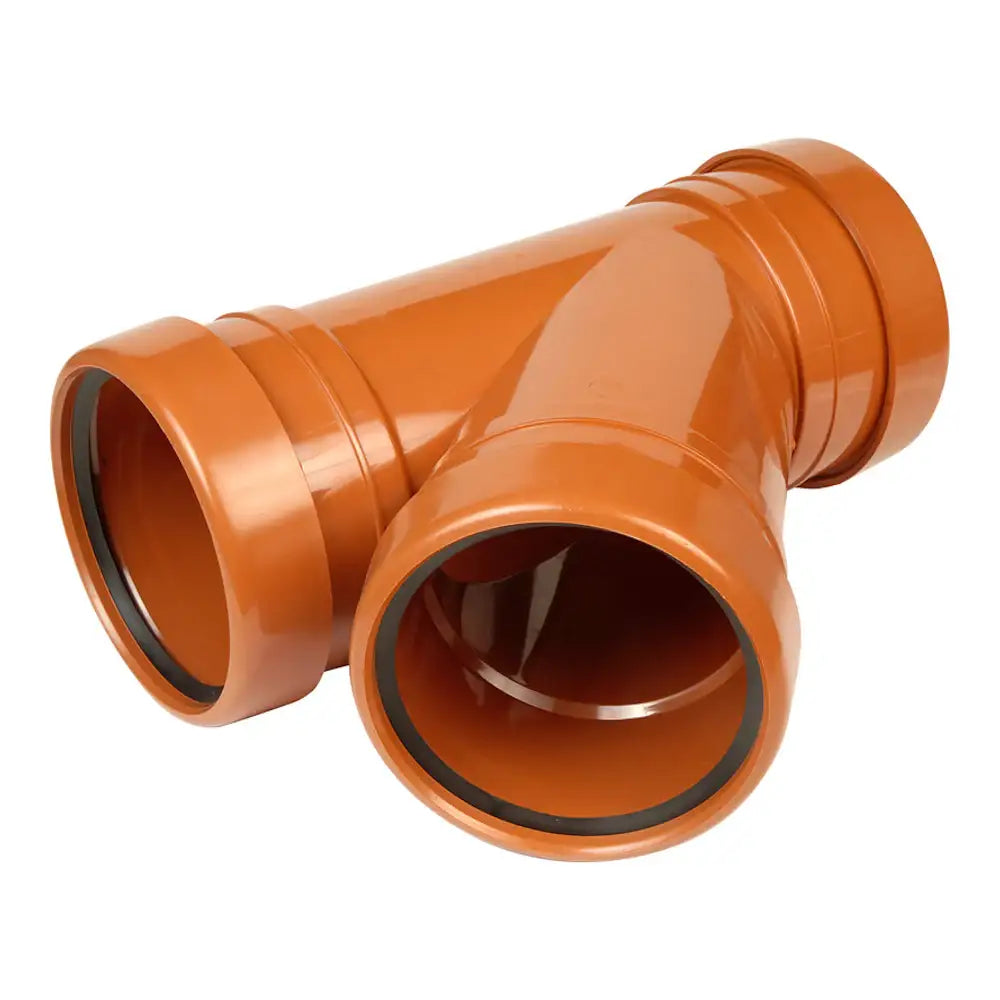 Underground Drainage 110mm Double Socket Y Junction 45° (EDUJDS450)