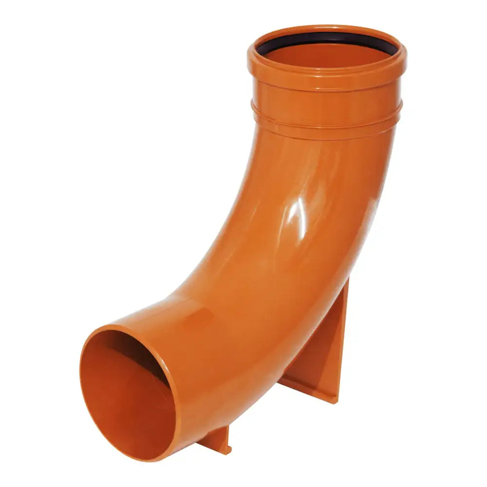 Underground Drainage 110mm 87.5° Single Socket Rest Bend (UGSB87.5RB)