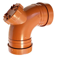 Underground Drainage 110mm 87.5° Double Socket Access Bend (UGAB)