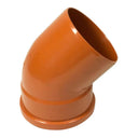 Underground Drainage 160mm 45° Single Socket Bend