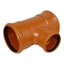Underground Drainage 160-110mm Reducer Tee Triple Socket