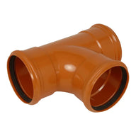 Underground Drainage 160mm 87.5° Triple Socket Tee