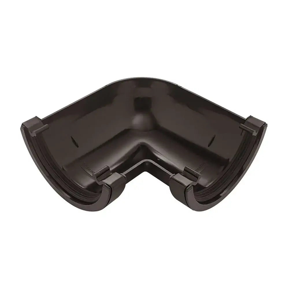 Half Round Gutter 90° Angle Black (AA1BL)