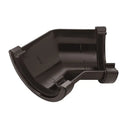 Half Round Gutter 135° Angle Black (AA2BL)