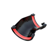Half Round Gutter 150° Angle Black (AA4BL)