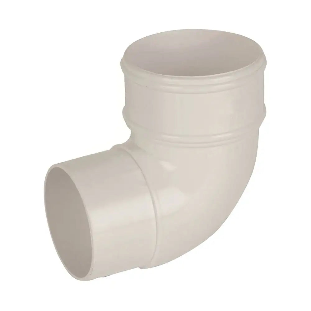 Downpipe Rnd 92.5° Offset Bend White (AB1W)