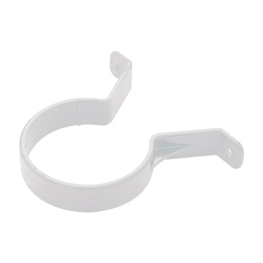 Downpipe Rnd Downpipe Clip White (AC1W)
