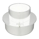 110-68mm Round Downpipe Adaptor White (ADS6W)