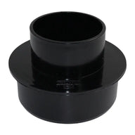 Square Downpipe Adaptor Black 110-65mm