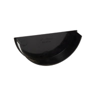 Gutter Half Round Internal Stopend Black (AE2BL)