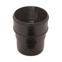 Round Downpipe Socket Black (AS1BL)