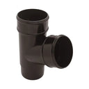 Round 112.5° Downpipe Branch Black(AY1BL)