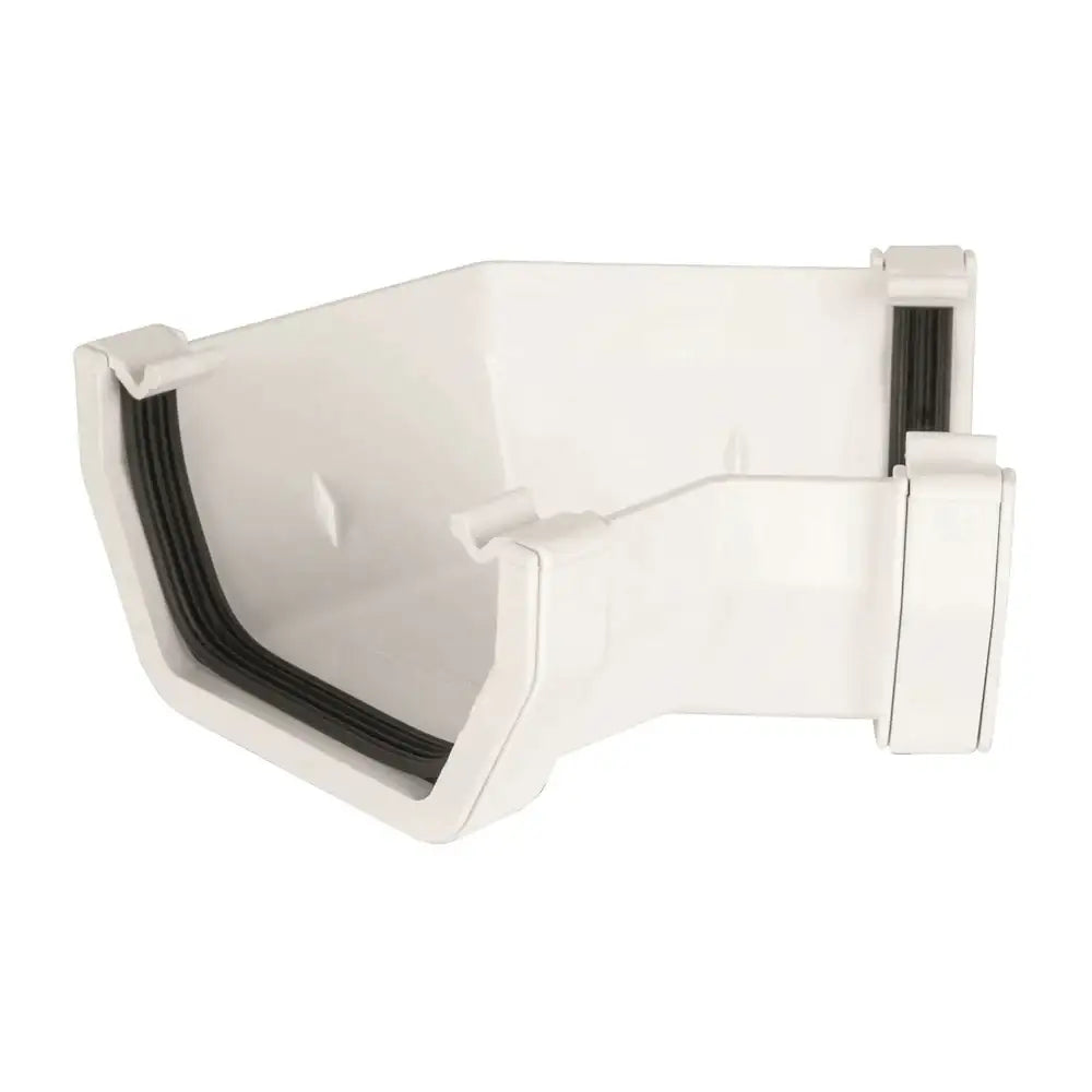 Square Downpipe 135° Angle White (AAS2W)