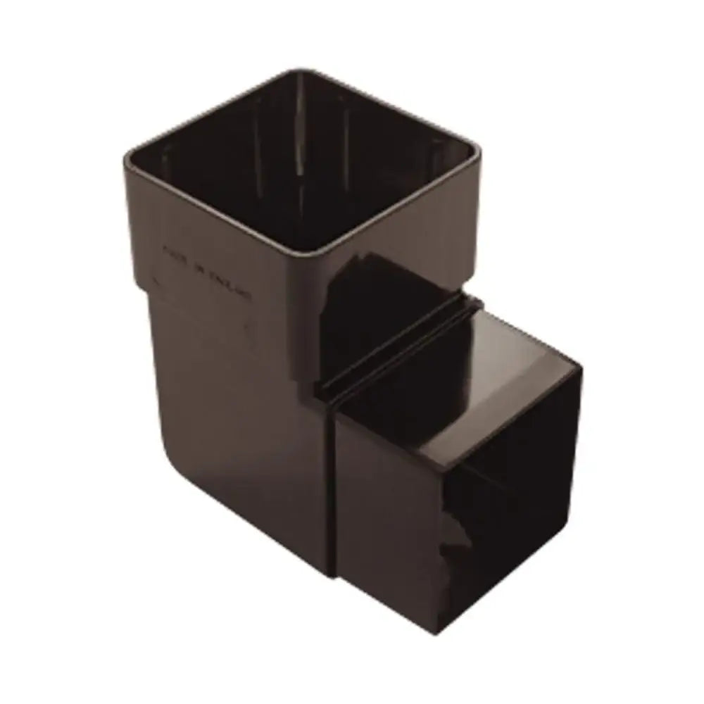Square Downpipe 92.5° Offset Bend Black (ABS1BL)