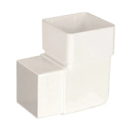 Square Downpipe 92.5° Offset Bend White (ABS1W)