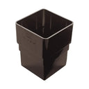 Square Downpipe Socket Black (ASS1BL)