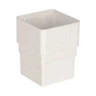 Square Downpipe Socket White (ASS1W)
