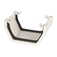 Square Gutter Union Bracket White (AUS1W)