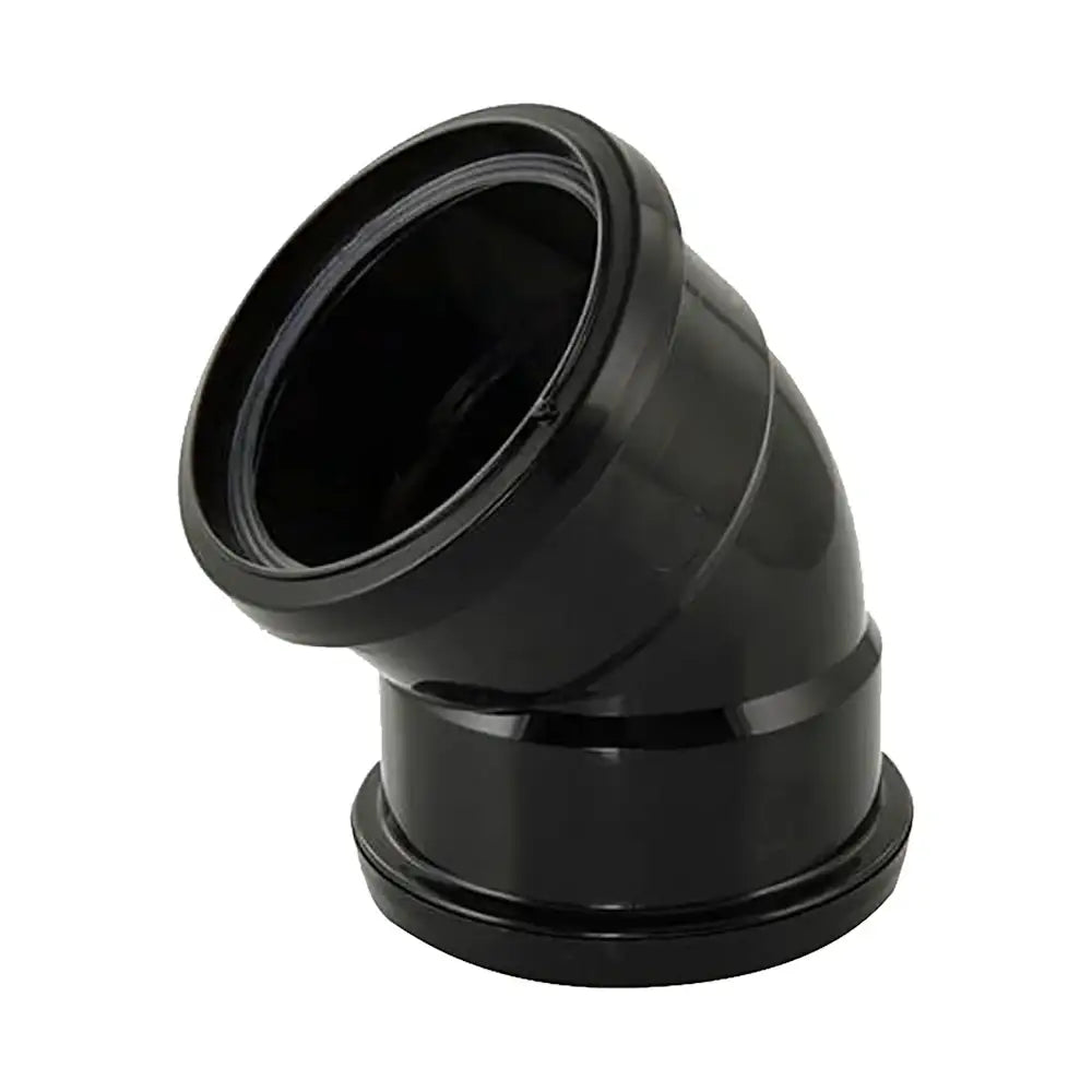 Soil Bend 135Deg D/S Black (Spb135Dsbl)