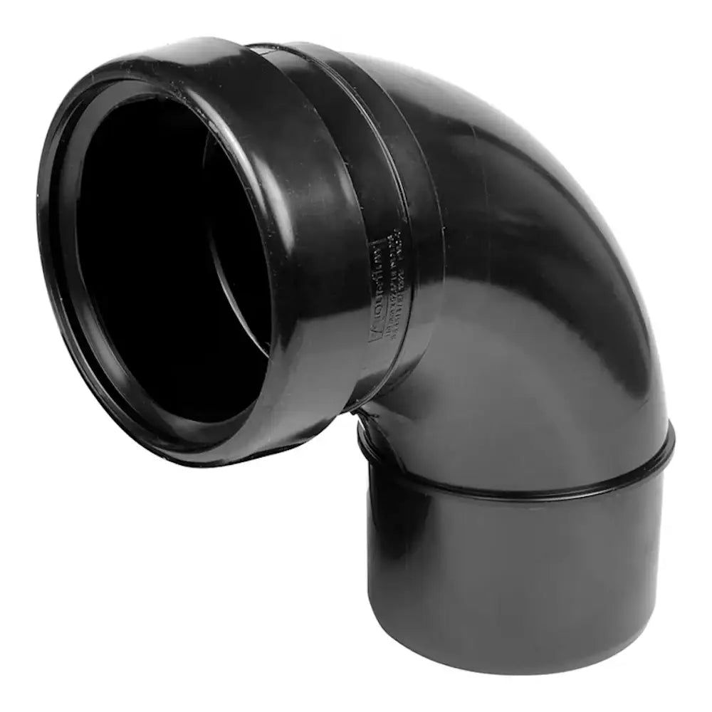 Soil Bend 90Deg S/S Black (Spb90Bl)