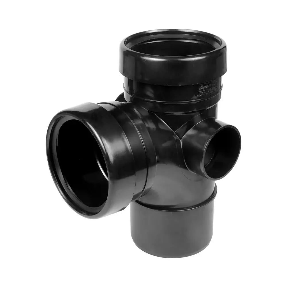 Soil Branch D/S 92.5Deg Black (Spbr92.5Bl)