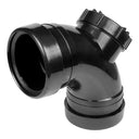 Soil 90° Double Socket Access Bend Black (Safbbl)