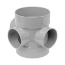 Soil 3 Way Short Boss Pipe 63mm Grey (SSBPGR)