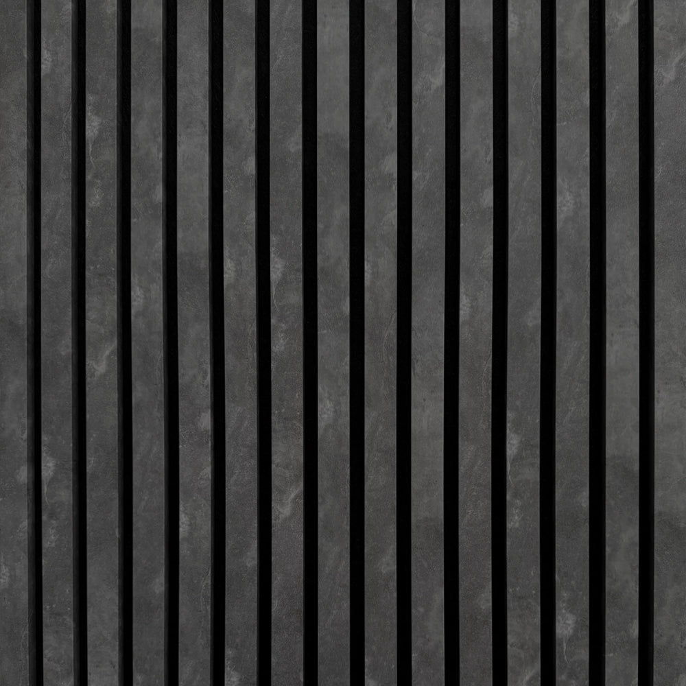 Slate Grey Acoustic Slat Wall Panel 2400 x 600mm