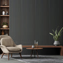 Slate Grey Acoustic Slat Wall Panel 2400 x 600mm