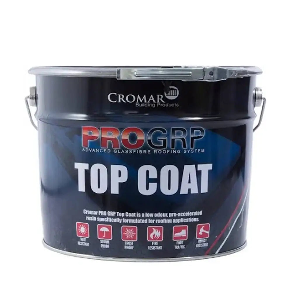 GRP PRO 25 GRP Topcoat 10kg Dark Grey Fire Retardant