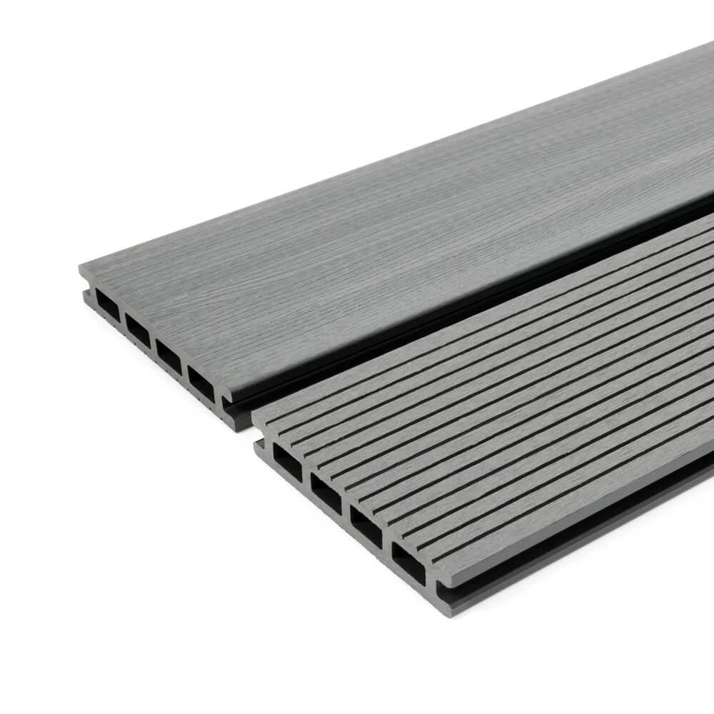 Saige Grey Composite Decking Board 137x23mm x 3.6m · Darlaston
