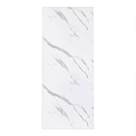 Bathroom  SHOWER PANEL WHITE MARBLE GLOSS 1m x 2.4m 10mm