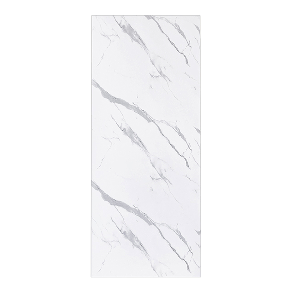Bathroom  SHOWER PANEL WHITE MARBLE GLOSS 1m x 2.4m 10mm
