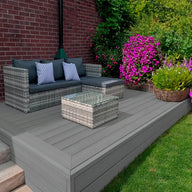 Saige Grey Composite Decking End Board 3.6m