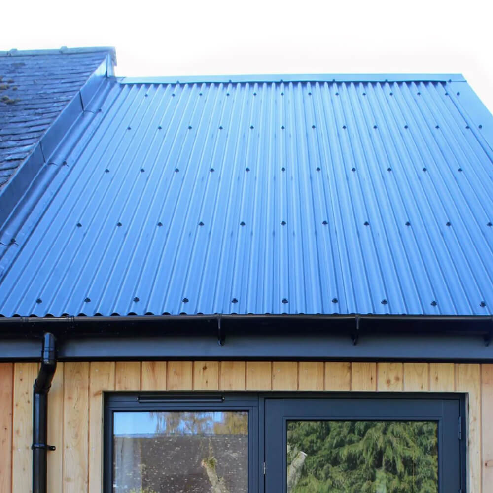 Corrugated metal roof sheet anthractite 3000x950mm