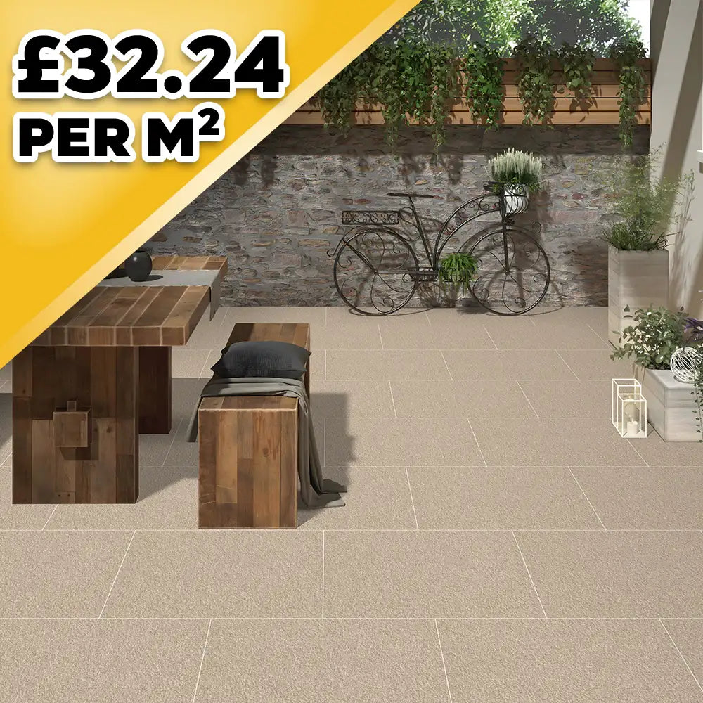 Terra Sahara Porcelain Paving Pack