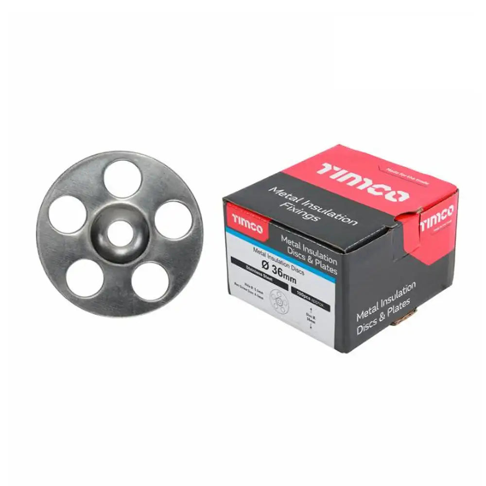 TIMCO METAL INSULATION FIXING 100 PER PACK