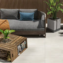 Quartz White Porcelain Paving Tile