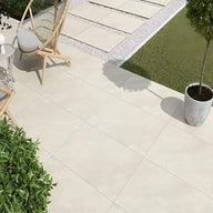 Quartz White Porcelain Paving Tile