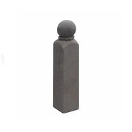 Rustic rope top corner garden edging Graphite