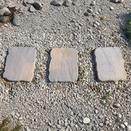 BRADSTONE STEPPING STONE WEATHERED GREY 450X350MM