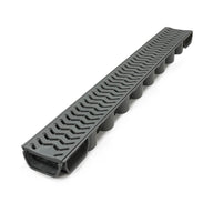 Plastic Aco 50mm Depth Low Flow Channel Drain 1000mm Length