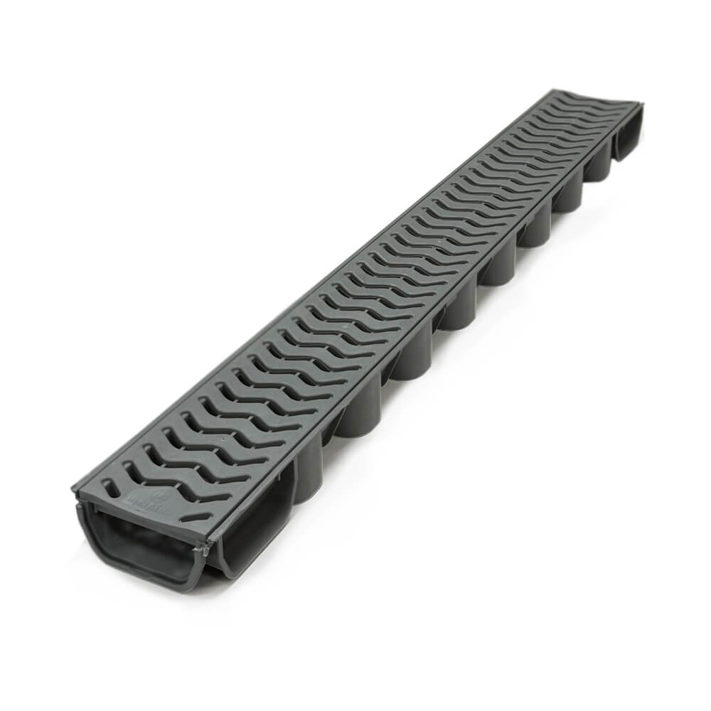 Plastic Aco 50mm Depth Low Flow Channel Drain 1000mm Length