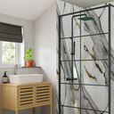 Bathroom  SHOWER PANEL ORO GOLD MARBLE GLOSS 1m x 2.4m 10mm