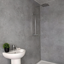 Bathroom SHOWER PANEL CONCRETE MATT GREY 1m x 2.4m 10mm